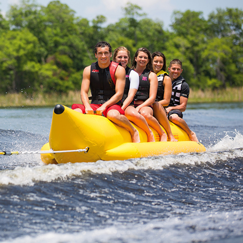 Jobe Watersled für 5 Personen, aufblasbare Banane 2