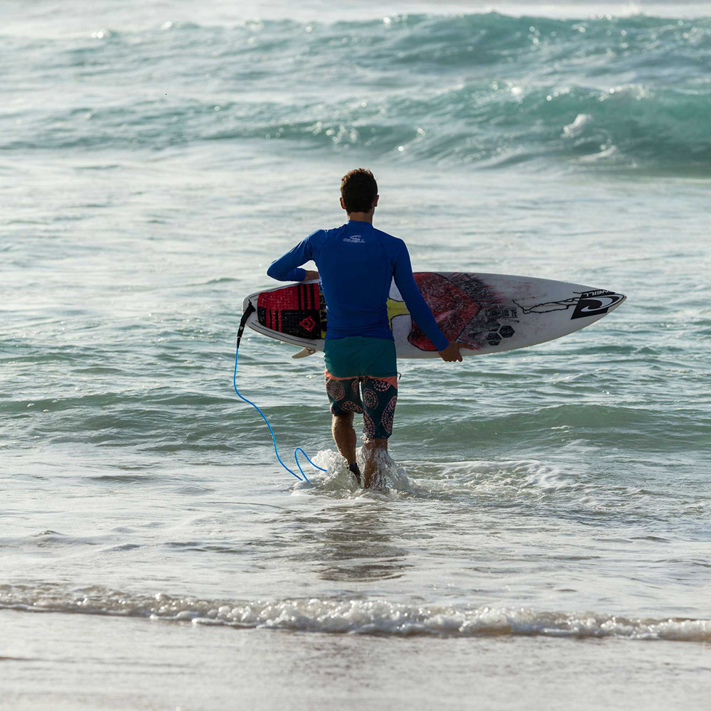 Oneill Langerärmeliger Rash Guard für Herren in Blau 5
