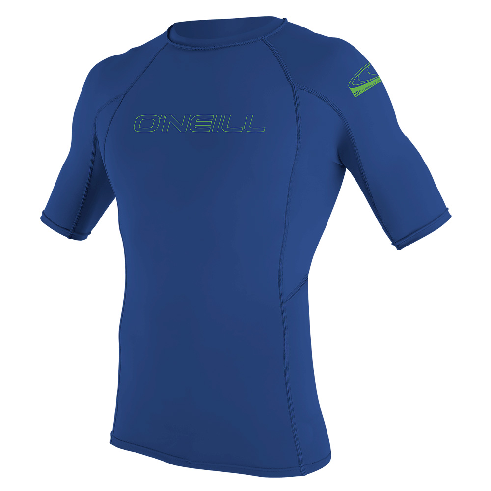 Oneill Kurzarm-Rashguard für Kinder in Blau foto 1