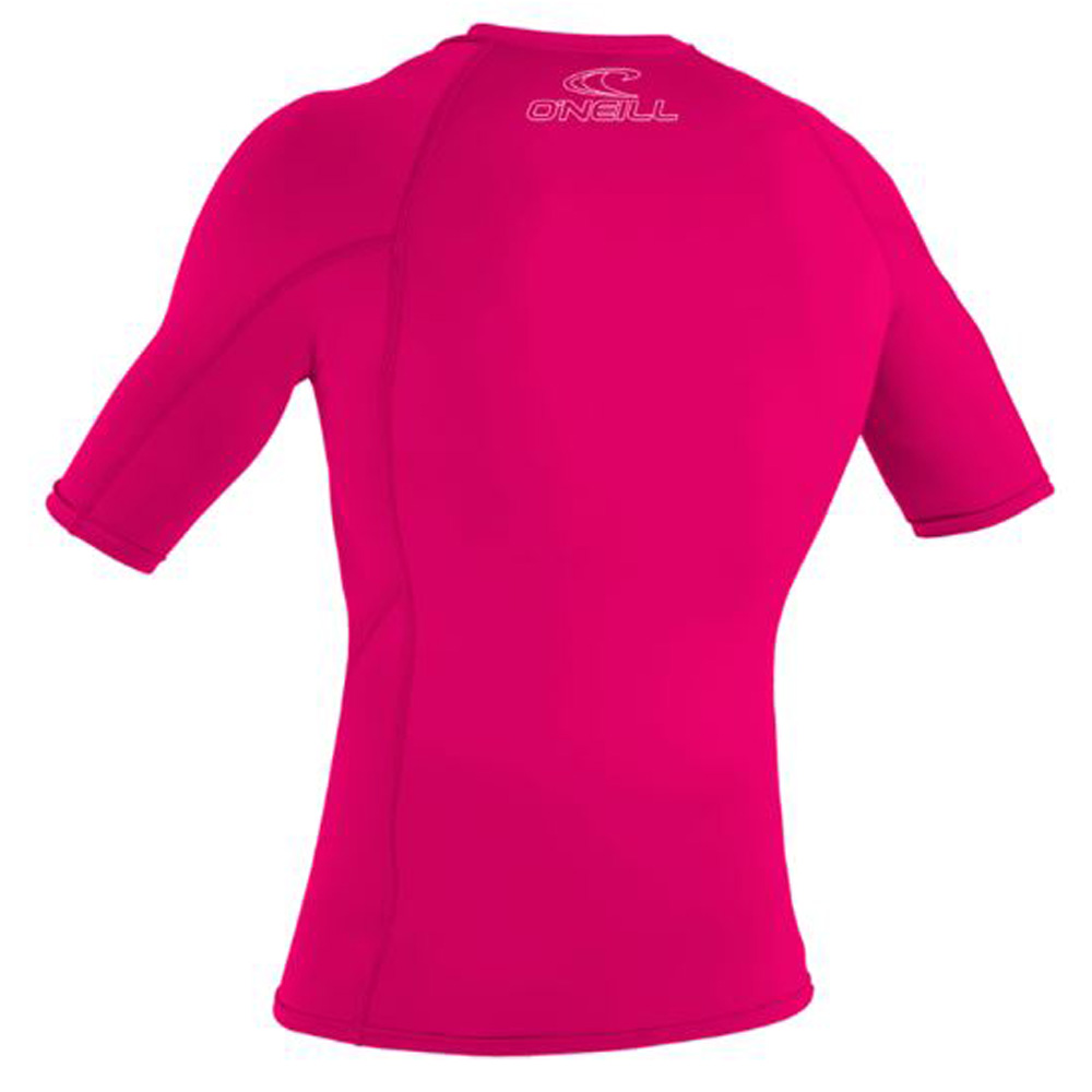 Oneill Kurzarm-Rashguard für Kinder in Rosa 2