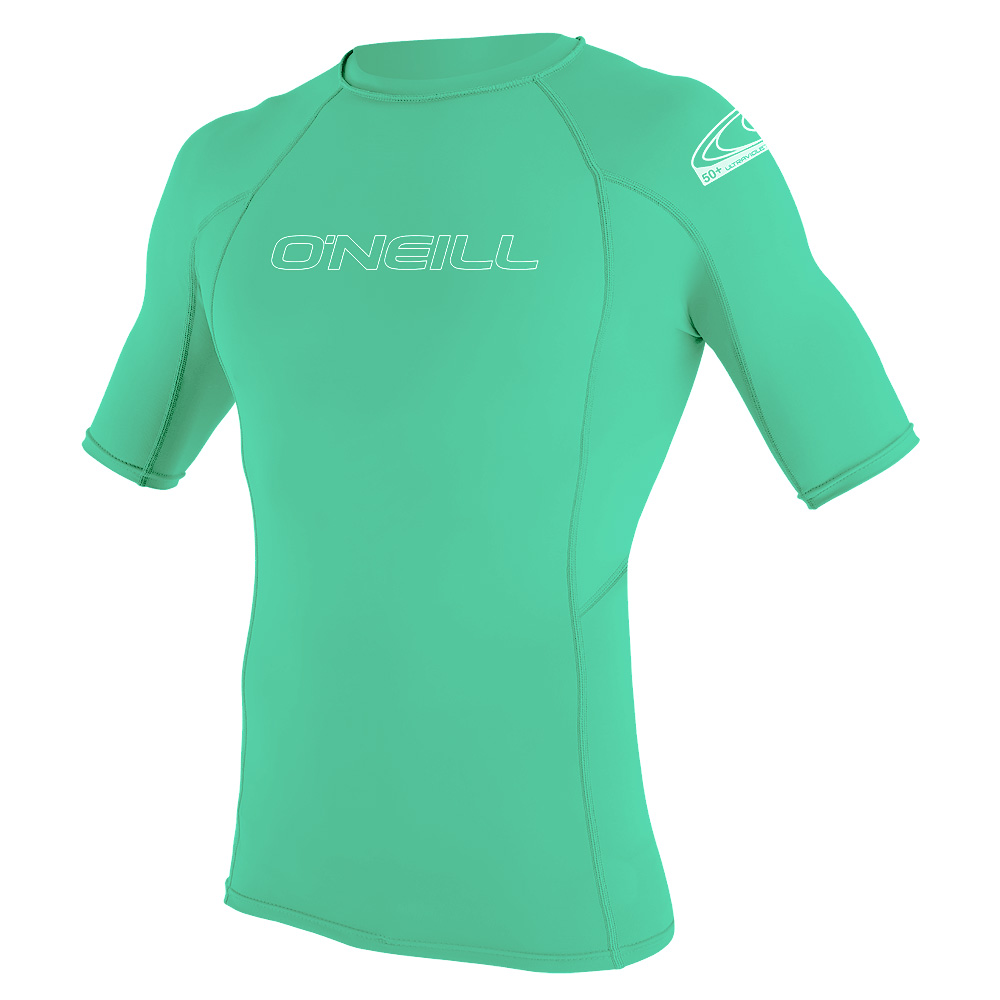 Oneill Kurzarm-Rashguard für Kinder in Aqua-Blau foto 1