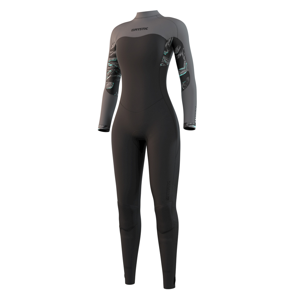 Mystic Dazzled Fullsuit 5/3mm Rückenreißverschluss Damen Schwarz foto 1