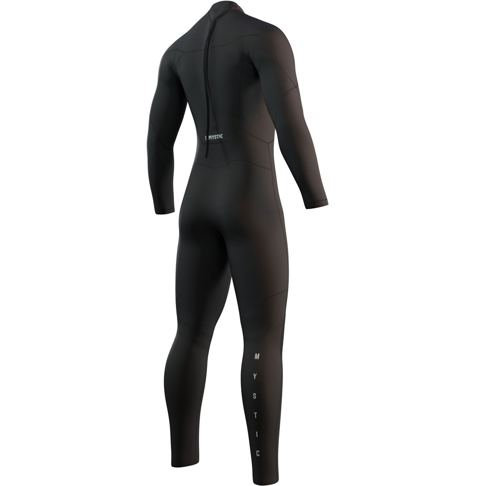 Mystic Star Fullsuit 4/3mm Rückenreißverschluss Schwarz Herren Wetsuit 2
