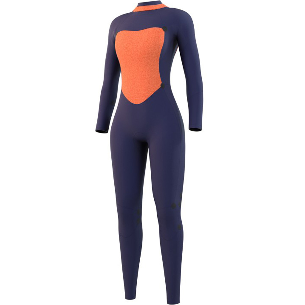Mystic Star Fullsuit 3/2mm Rückenreißverschluss Damen Schwarz 3