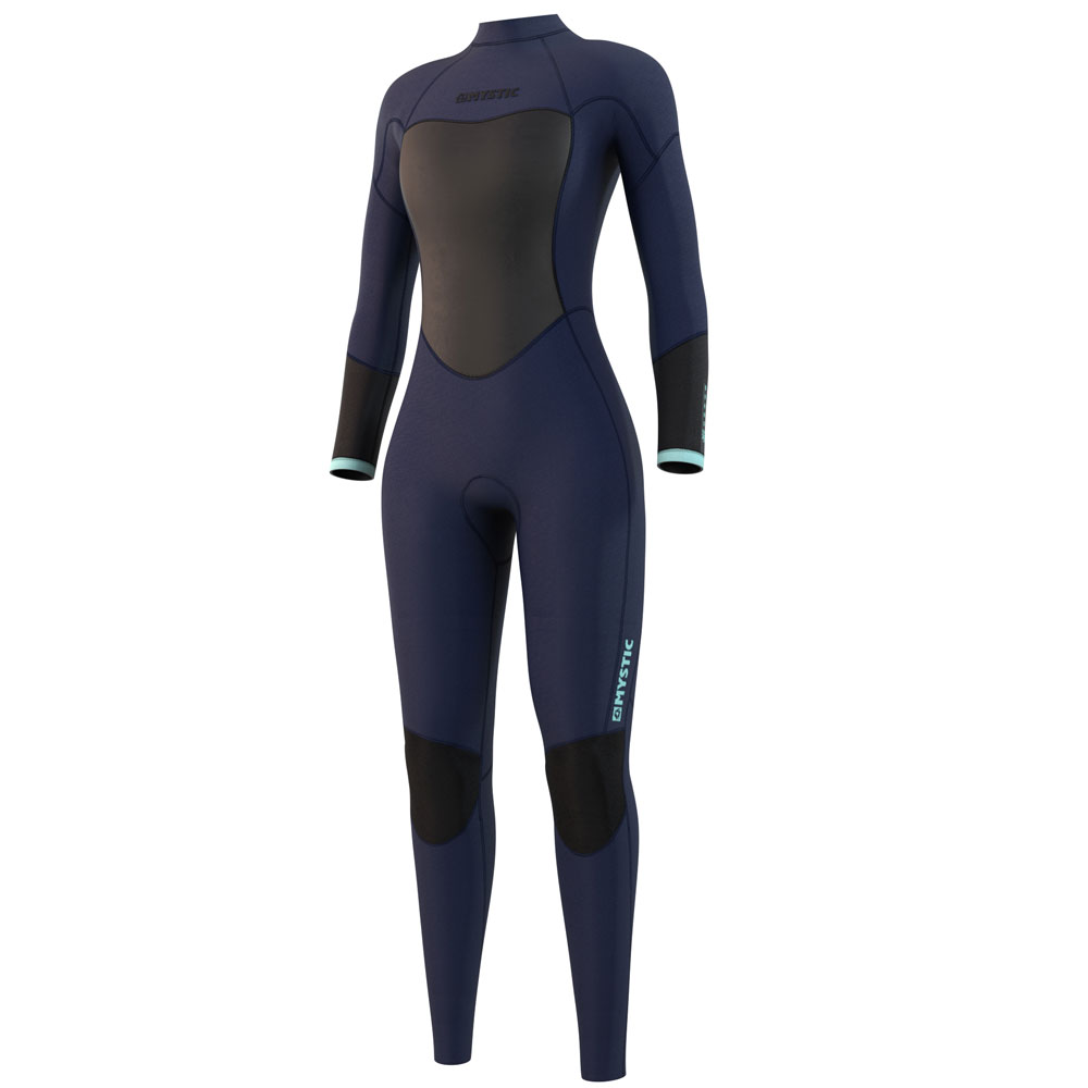 Mystic Brand Fullsuit 3/2mm Rückenreißverschluss Flatlock Damen Night blau foto 1