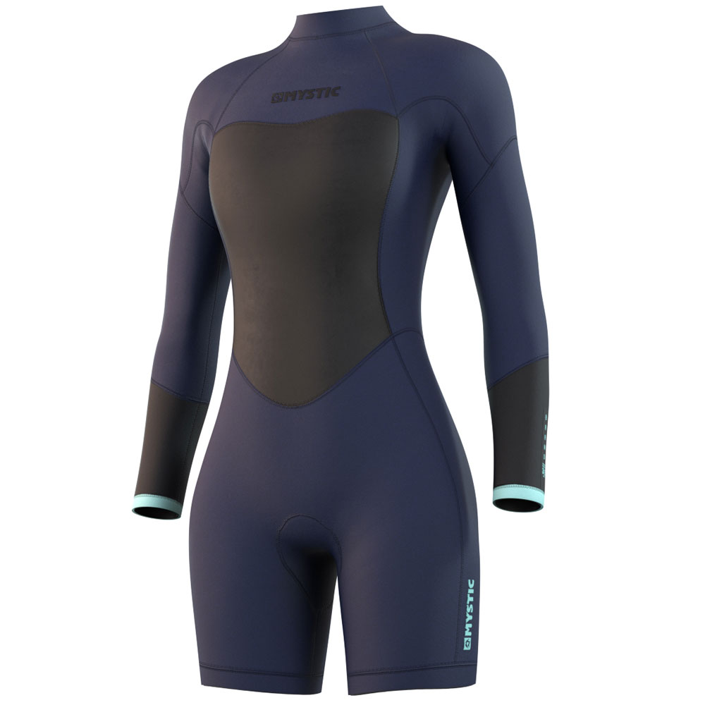 Brand Langarm-Shorty 3/2mm Rückenreißverschluss Flatlock Damen night blau