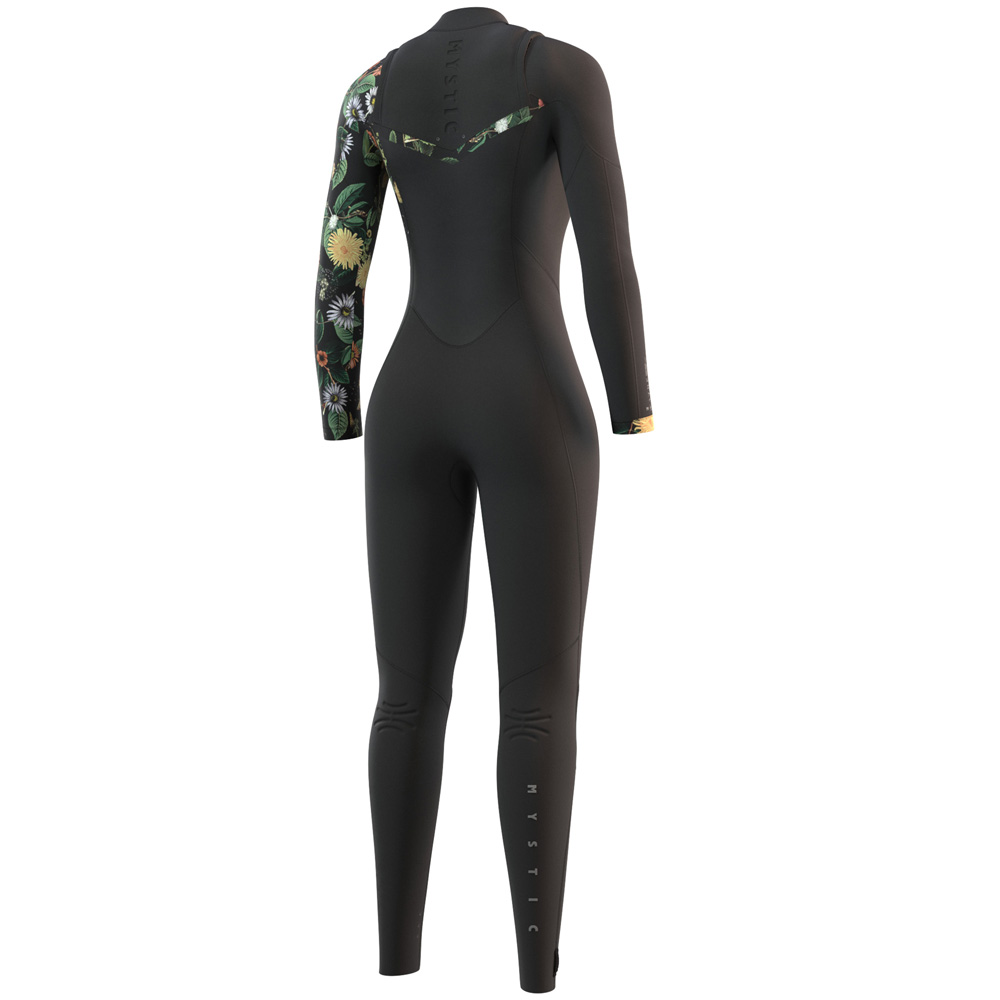 Mystic Jayde Ganzanzug 4/3mm Doppelbrustreißverschluss Damen Schwarz 2