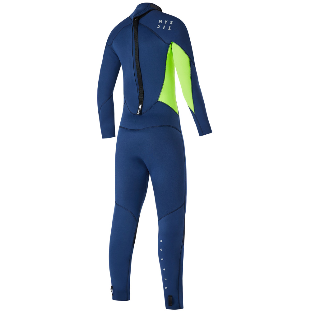 Mystic Star Fullsuit 5/4mm Rückenreißverschluss Junior Nachtblau 2