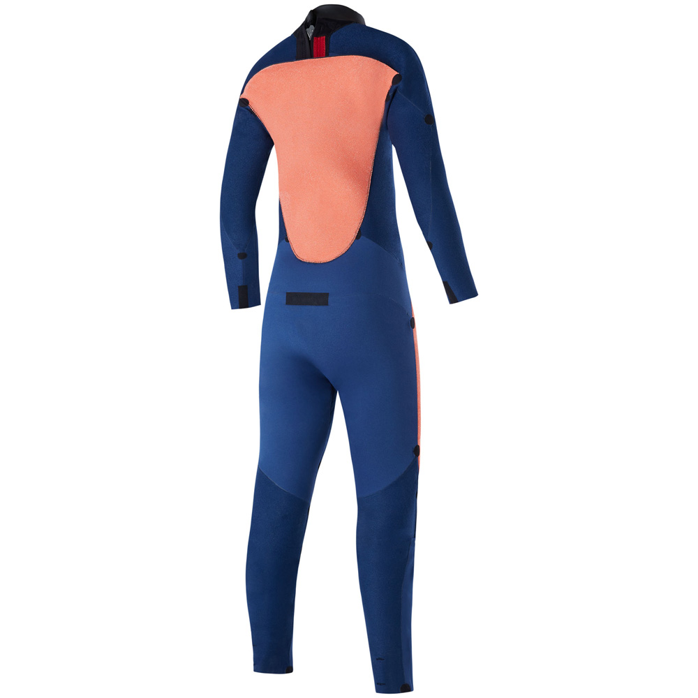Mystic Star Fullsuit 5/4mm Rückenreißverschluss Junior Nachtblau 4