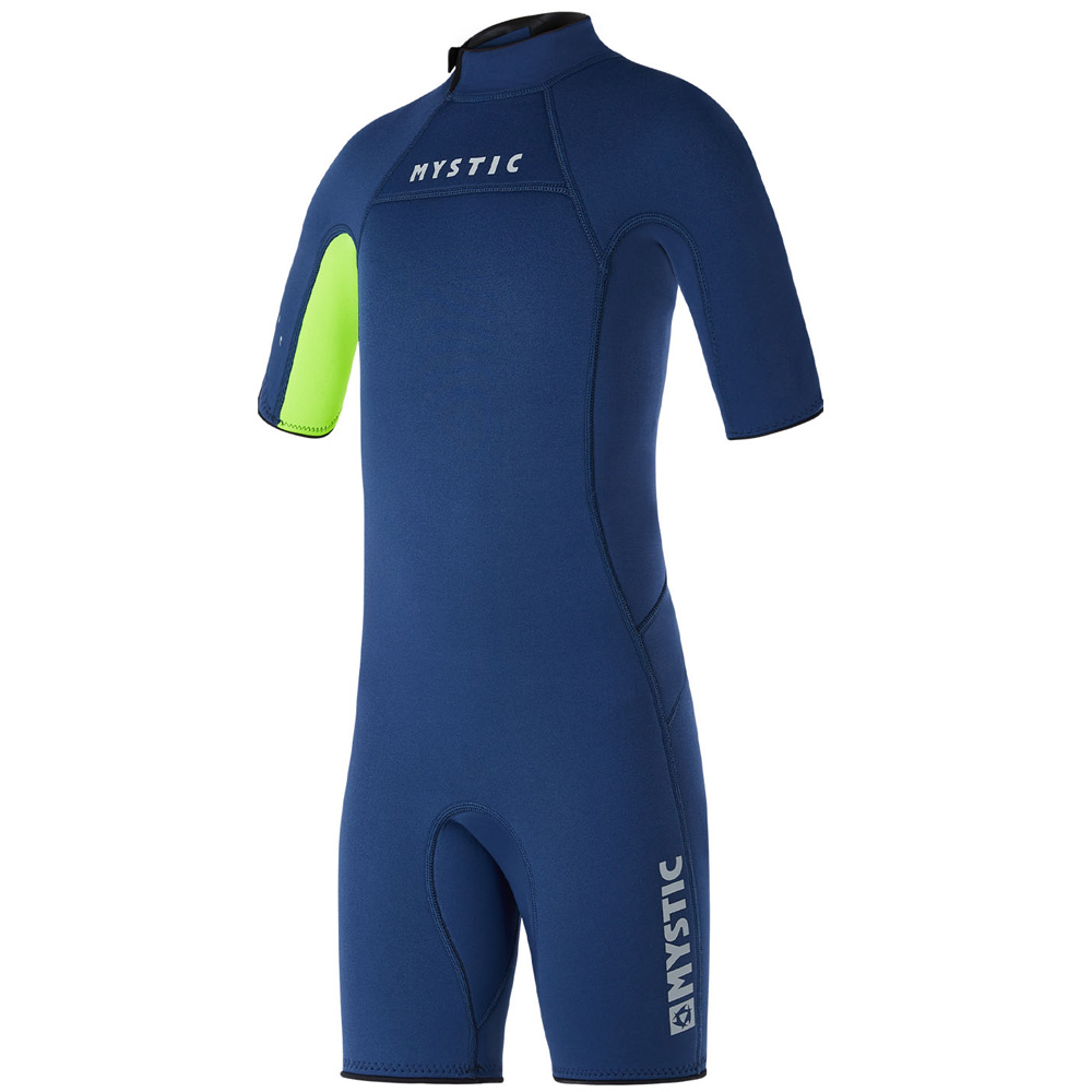 Mystic Star Shorty 3/2mm Rückenreißverschluss Flatlock Junior nachtblau foto 1