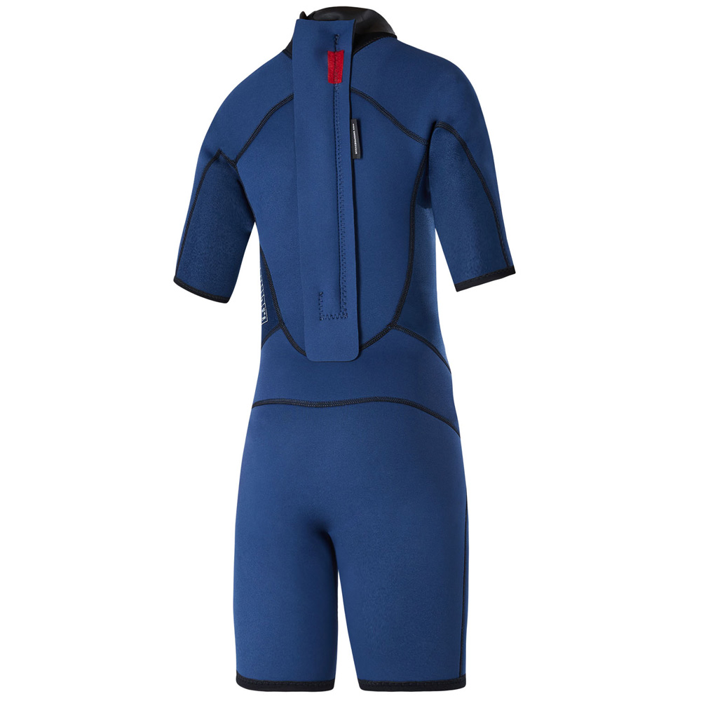 Mystic Star Shorty 3/2mm Rückenreißverschluss Flatlock Kinder schwarz 4