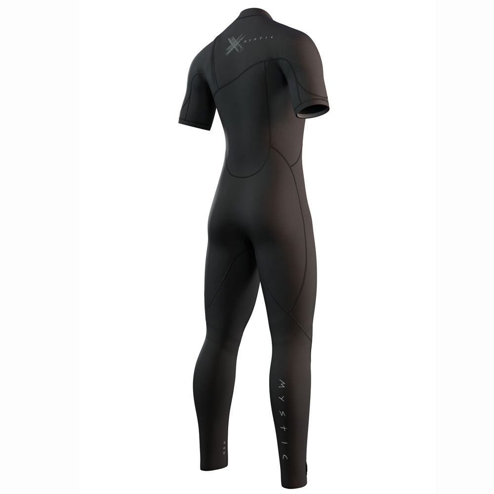 Mystic The One Shortarm 3/2 Zipfree Herren Schwarz 2