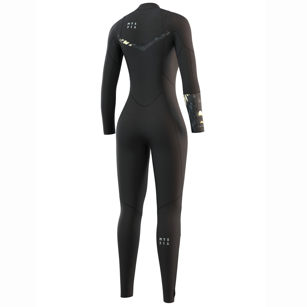 Mystic Dazzled Fullsuit 5/3mm Doppelbrustreißverschluss Damen Schwarz 2