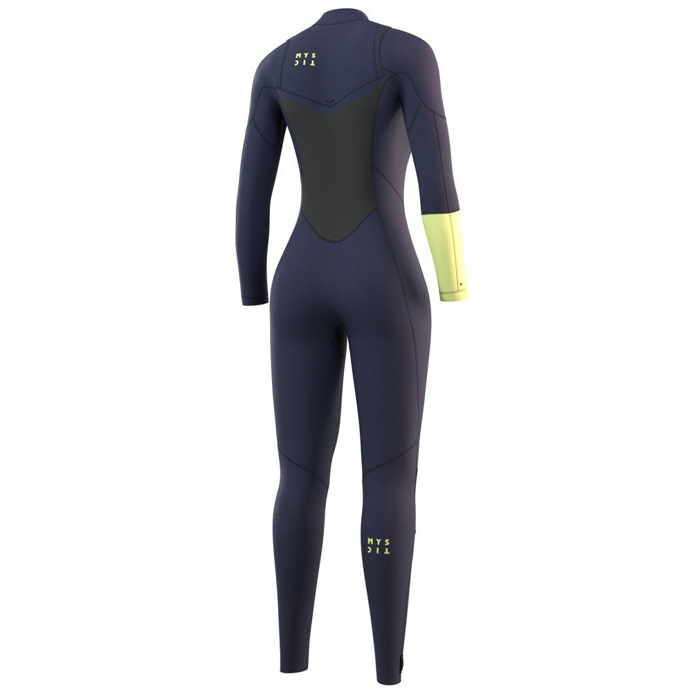 Mystic Dazzled Ganzanzug 3/2mm mit doppeltem Brustreißverschluss Damen Nachtblau 2