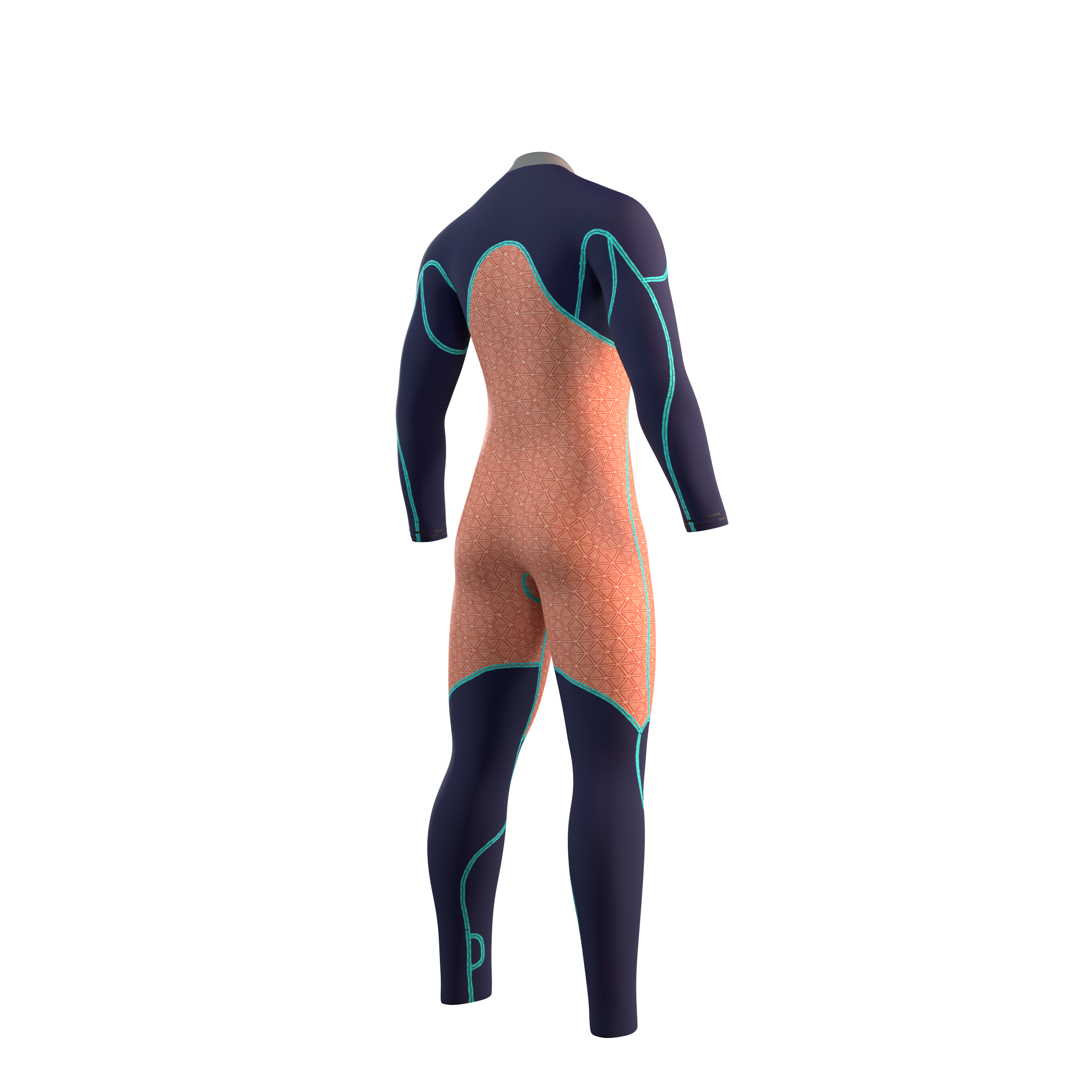 Mystic Majestic Fullsuit für Herren 5/4mm Brustreißverschluss Cypress Grün 9