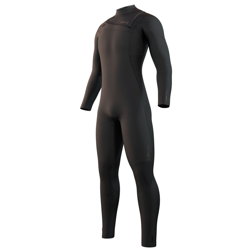 Majestic Fullsuit für Herren 5/4mm Brustreißverschluss Schwarz