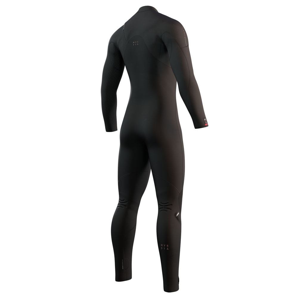 Mystic Majestic Fullsuit für Herren 5/4mm Brustreißverschluss Schwarz 3