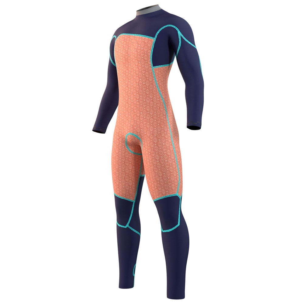 Mystic Majestic Fullsuit für Herren 5/4mm Brustreißverschluss Schwarz 5