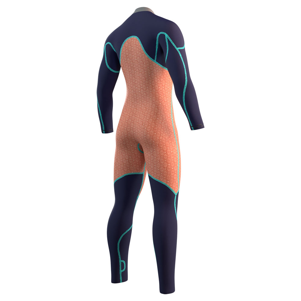 Mystic Majestic Fullsuit für Herren 5/4mm Brustreißverschluss Schwarz 7