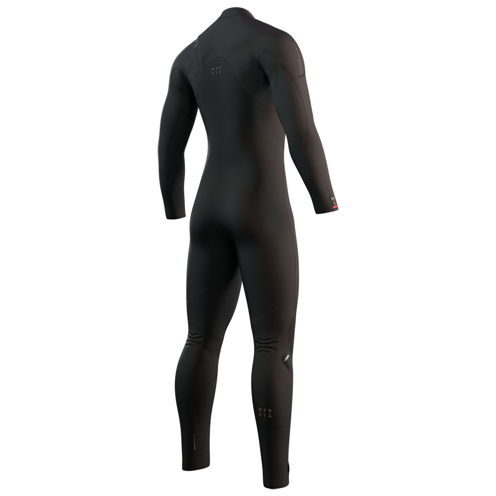 Mystic Majestic Fullsuit Herren 3/2mm Brustreißverschluss Schwarz 3