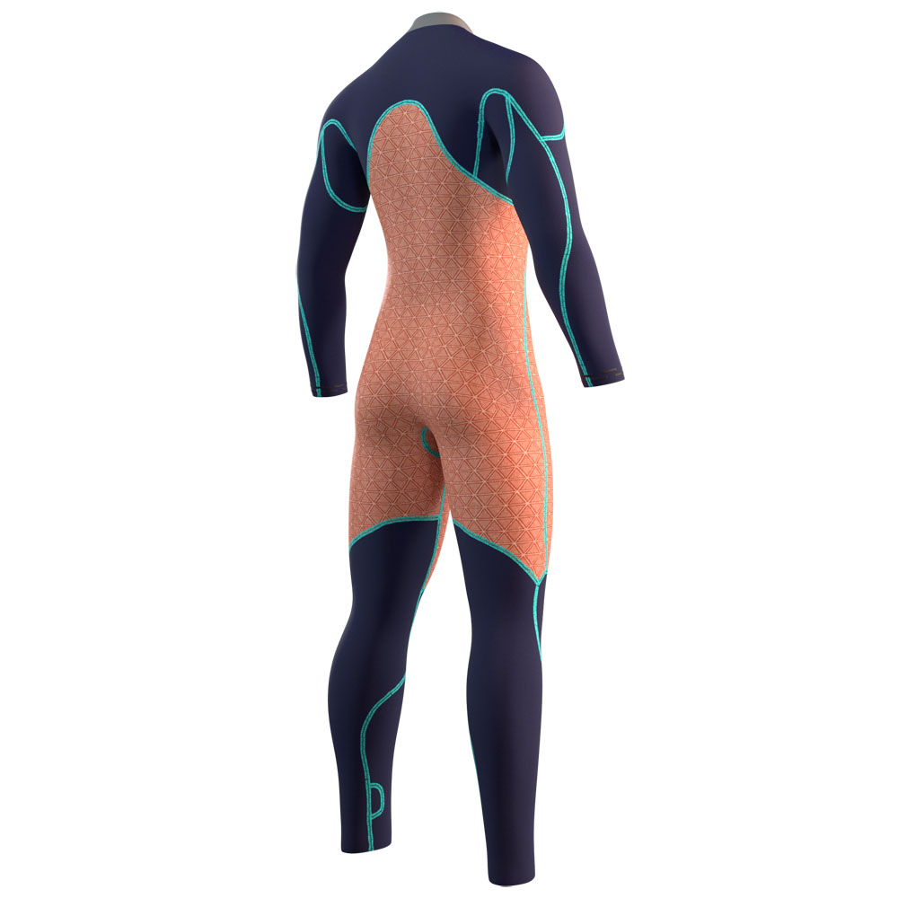 Mystic Majestic Fullsuit Herren 3/2mm Brustreißverschluss Schwarz 7