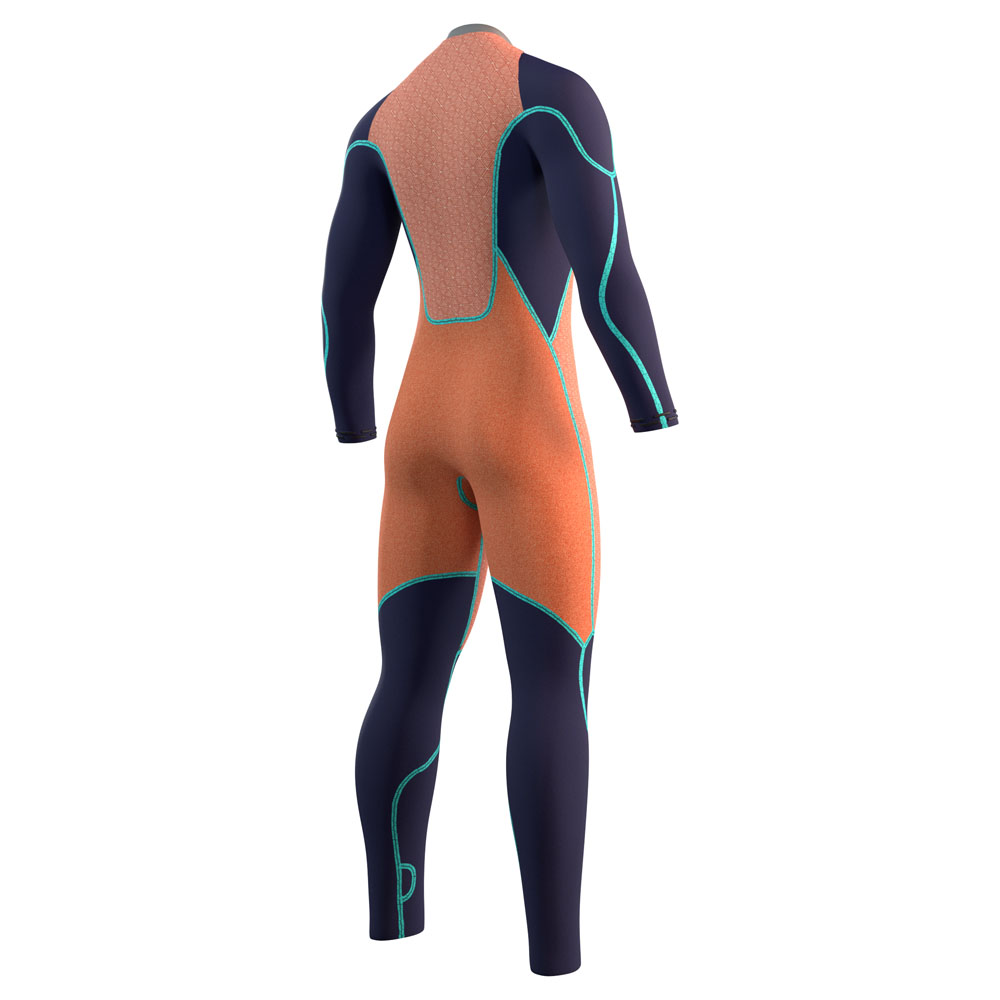 Mystic Majestic Fullsuit für Herren 5/4mm Rückenreißverschluss Schwarz 8