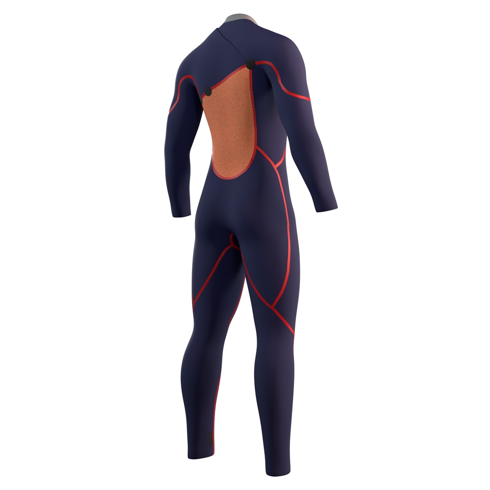 Mystic The One Fullsuit Herren 5/3mm Zipfree Rot 4