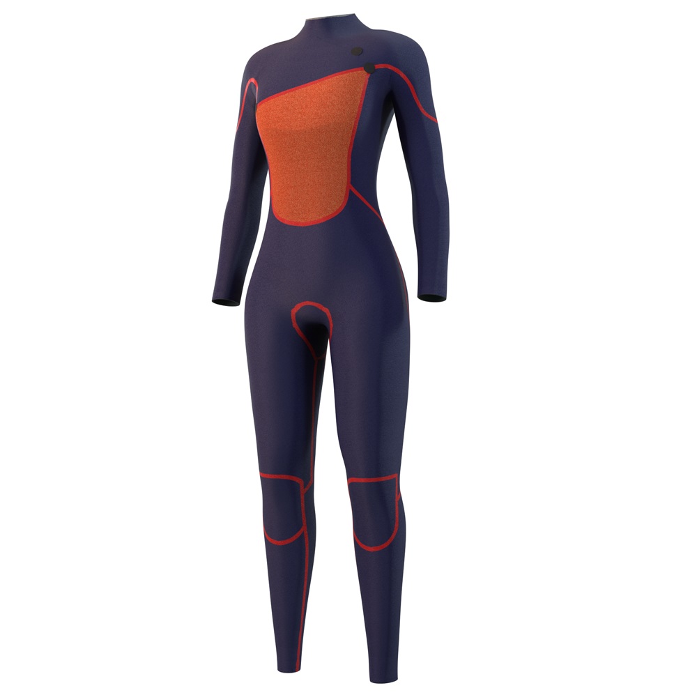 Mystic The One Ganzanzug 4/3mm Zipfree Damen Schwarz 3