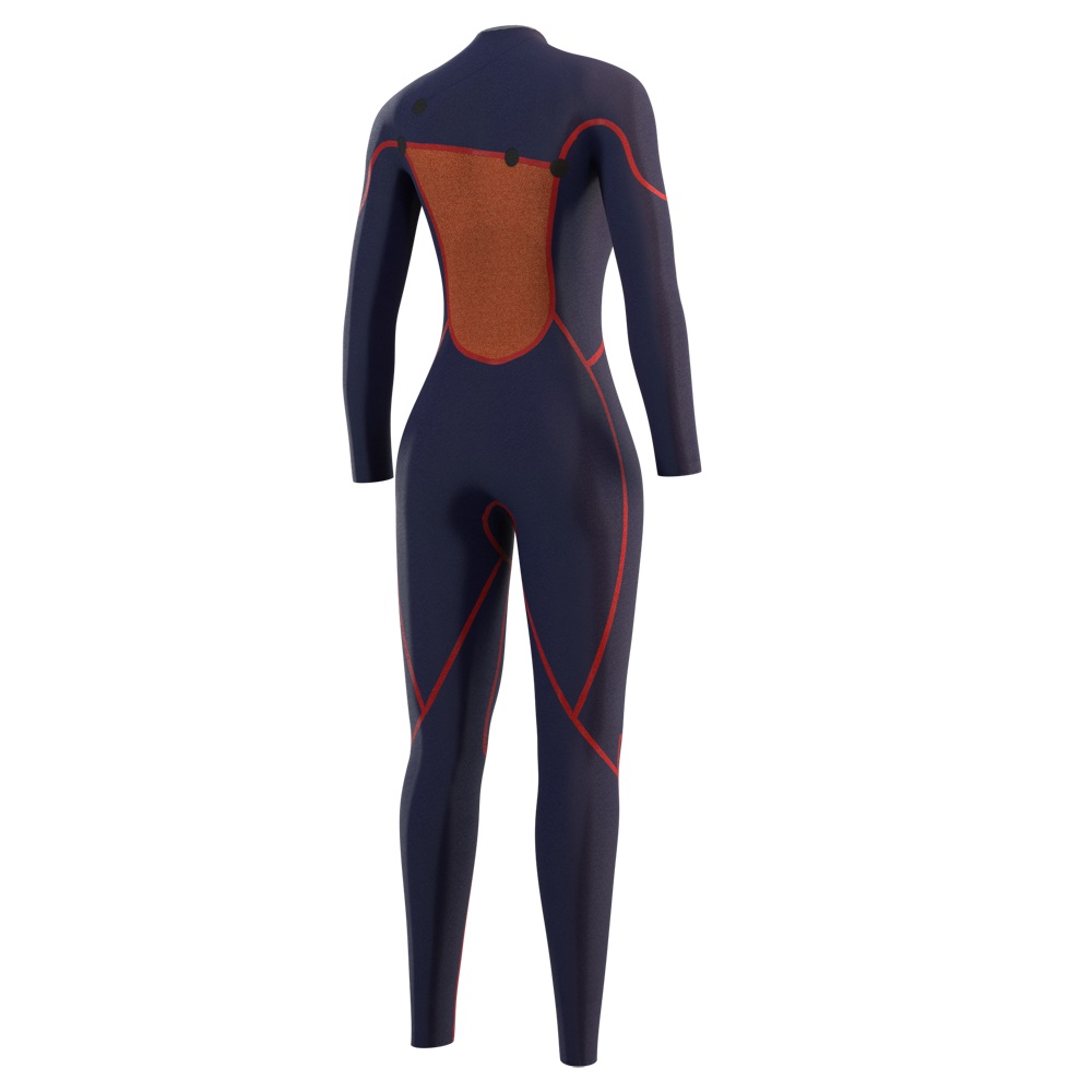Mystic The One Ganzanzug 4/3mm Zipfree Damen Schwarz 4