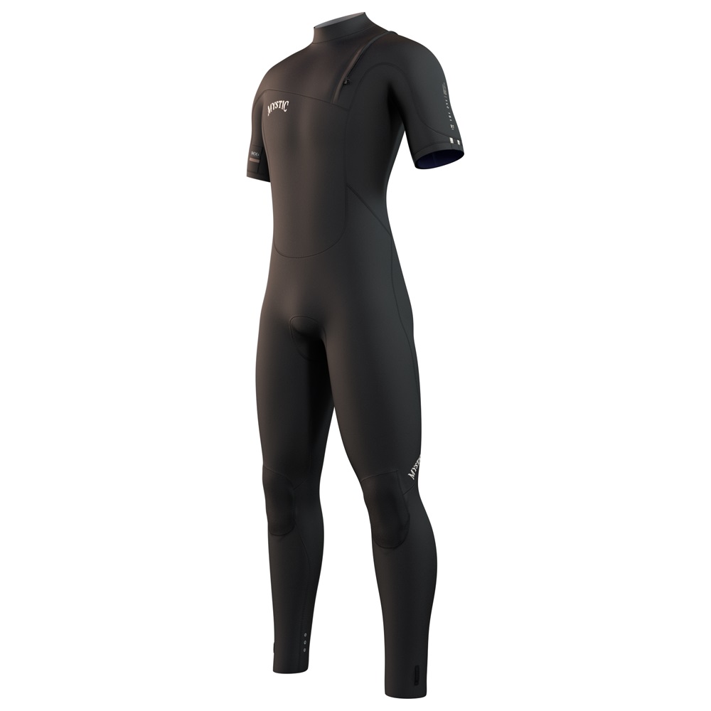 Mystic The One Shortarm 3/2mm Herren Zipfree Schwarz foto 1
