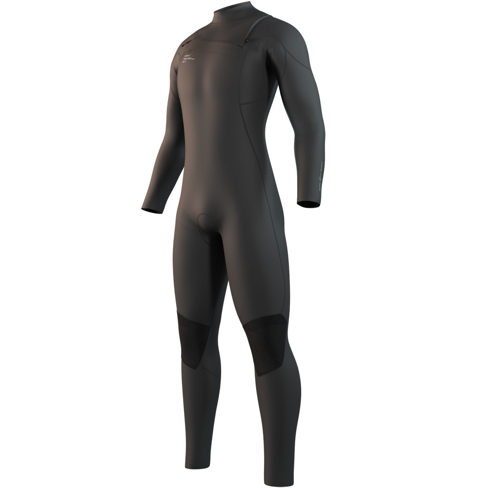 Mystic Evolve Fullsuit 4/3mm Neoprenanzug Herren schwarz mit Frontreißverschluss foto 1