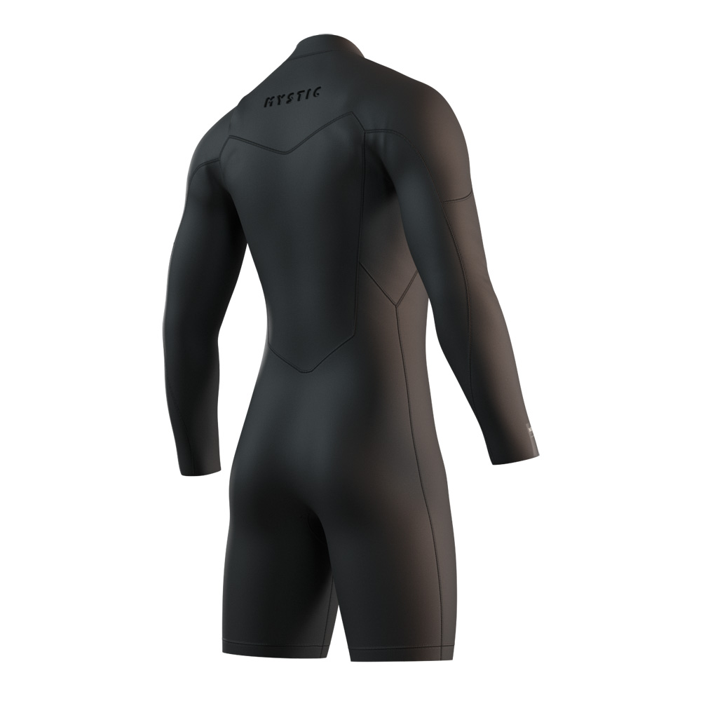 Mystic Motion longarm shorty 3/2 mm chest zip herren schwarz 2
