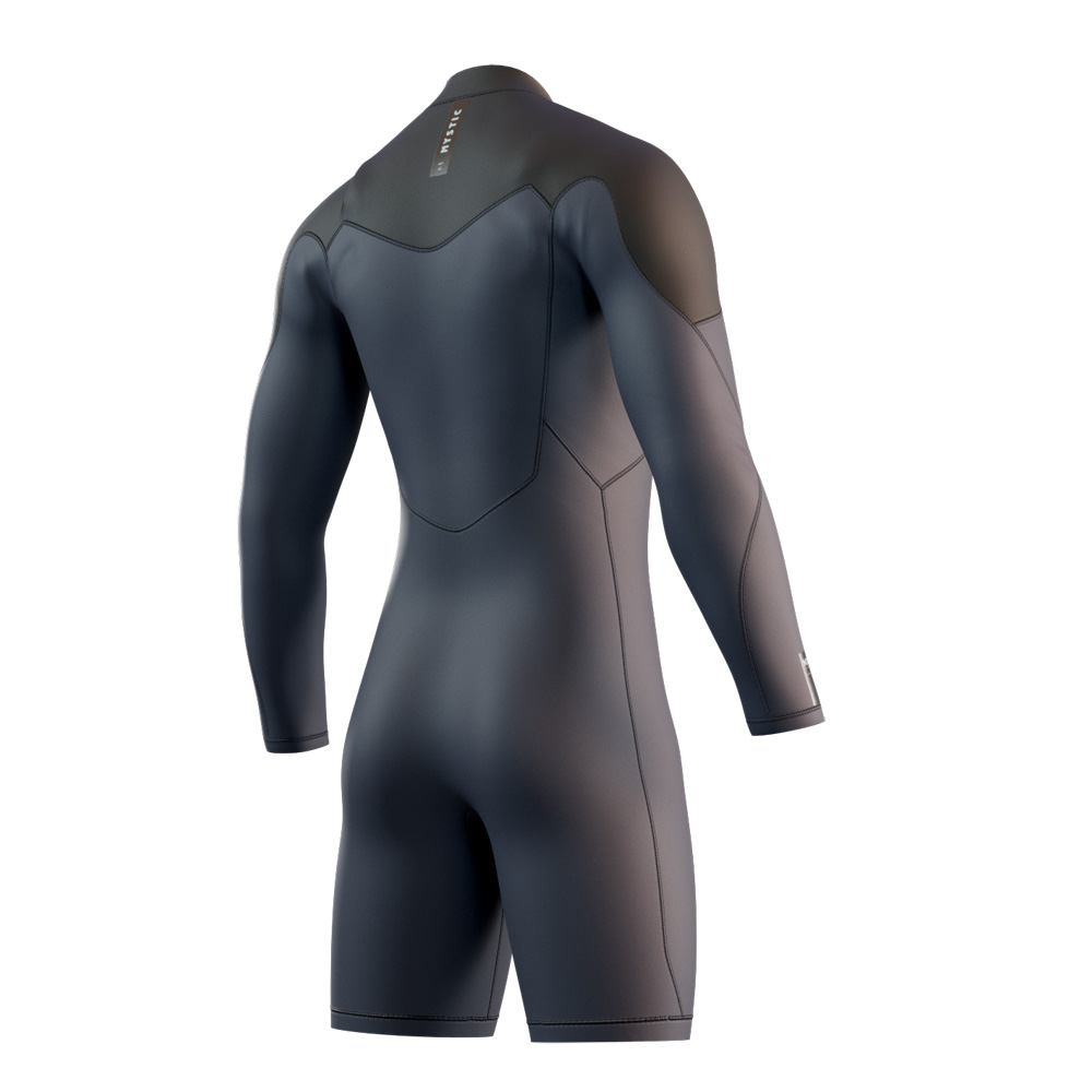 Mystic Star Langarm Shorty 3/2 mm Brustreißverschluss Herren Dunkelblau 2