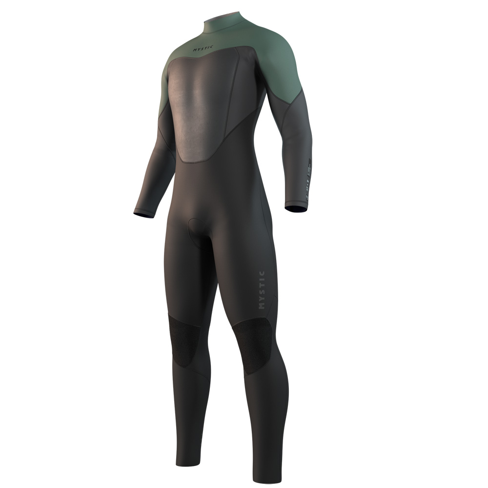 Star Fullsuit 4/3mm Neoprenanzug Herren Grün Rückenreißverschluss