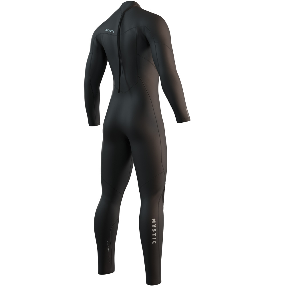 Mystic Star Fullsuit 3/2mm Neoprenanzug Herren Schwarz Rückenreißverschluss 2