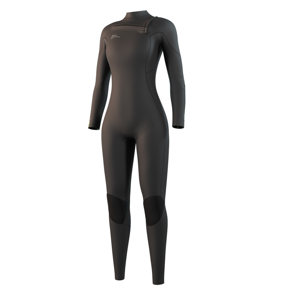 Mystic Evolve Fullsuit 4/3mm Neoprenanzug Damen Schwarz Brustreißverschluss foto 1