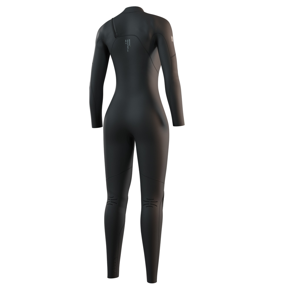 Mystic Evolve Fullsuit 4/3mm Neoprenanzug Damen Schwarz Brustreißverschluss 2