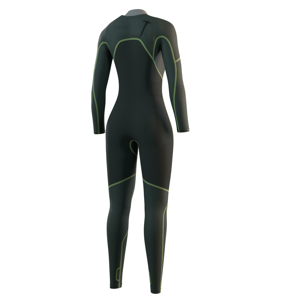 Mystic Evolve Fullsuit 3/2mm Neoprenanzug Damen Schwarz Brustreißverschluss Foto 4