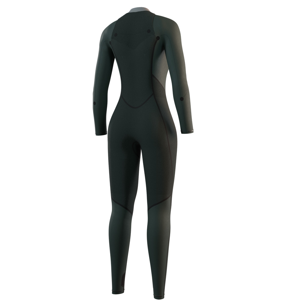 Mystic Haven Fullsuit 5/3mm Neoprenanzug Damen Schwarz Rückenreißverschluss 4