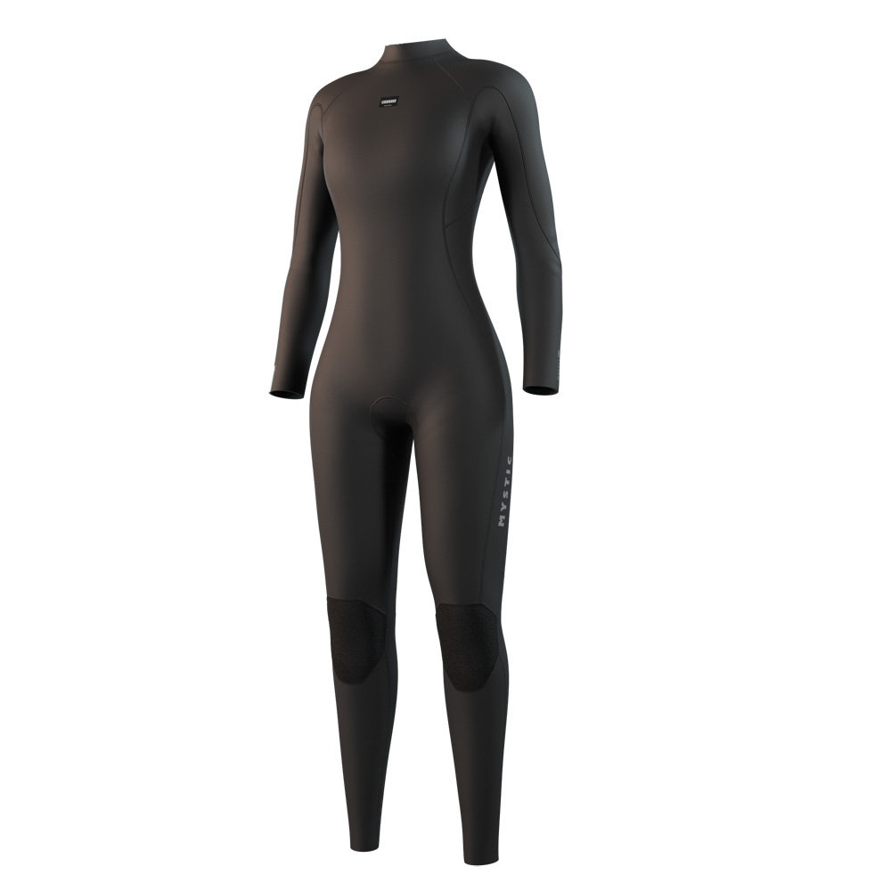Mystic Haven Fullsuit 4/3mm Neoprenanzug Damen Schwarz Rückenreißverschluss foto 1