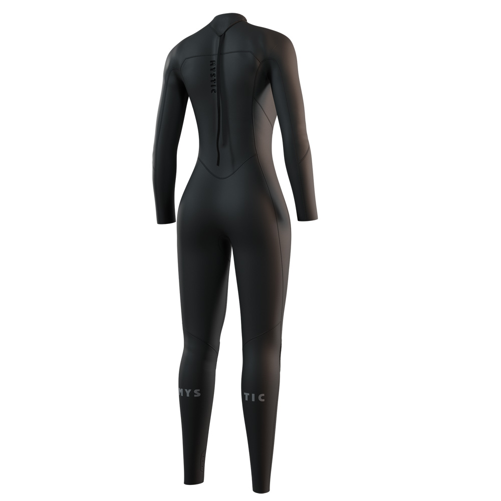 Mystic Haven Fullsuit 4/3mm Neoprenanzug Damen Schwarz Rückenreißverschluss 2