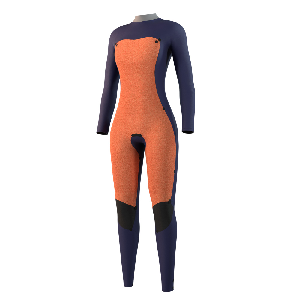 Mystic Star Fullsuit 5/3mm Neoprenanzug Damen Schwarz Frontreißverschluss 3