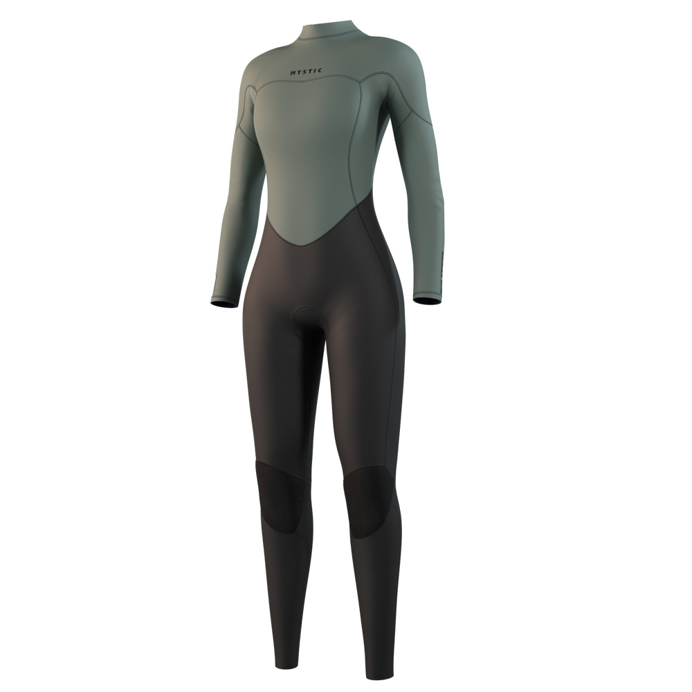 Mystic Star Fullsuit 5/3mm Neoprenanzug Damen Grün Rückenreißverschluss foto 1