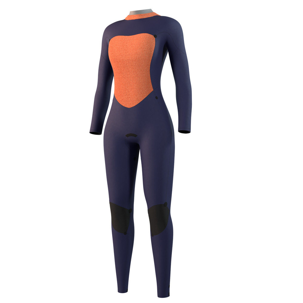 Mystic Star Fullsuit 5/3mm Neoprenanzug Damen Grün Rückenreißverschluss Foto 3