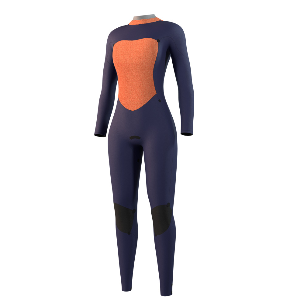 Mystic Star Fullsuit 3/2mm Neoprenanzug Damen Schwarz Rückenreißverschluss 3