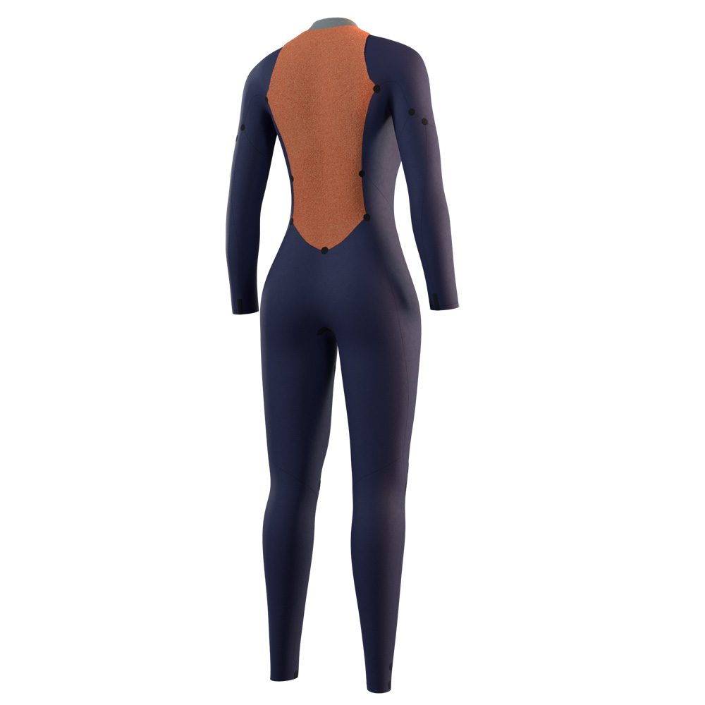 Mystic Star Fullsuit 3/2mm Neoprenanzug Damen Schwarz Rückenreißverschluss 4