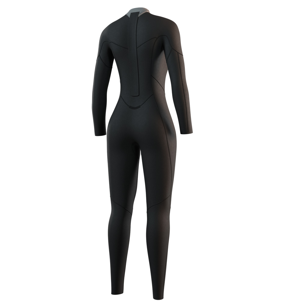 Mystic Brand Fullsuit 3/2mm Neoprenanzug Damen Schwarz Rückenreißverschluss 4