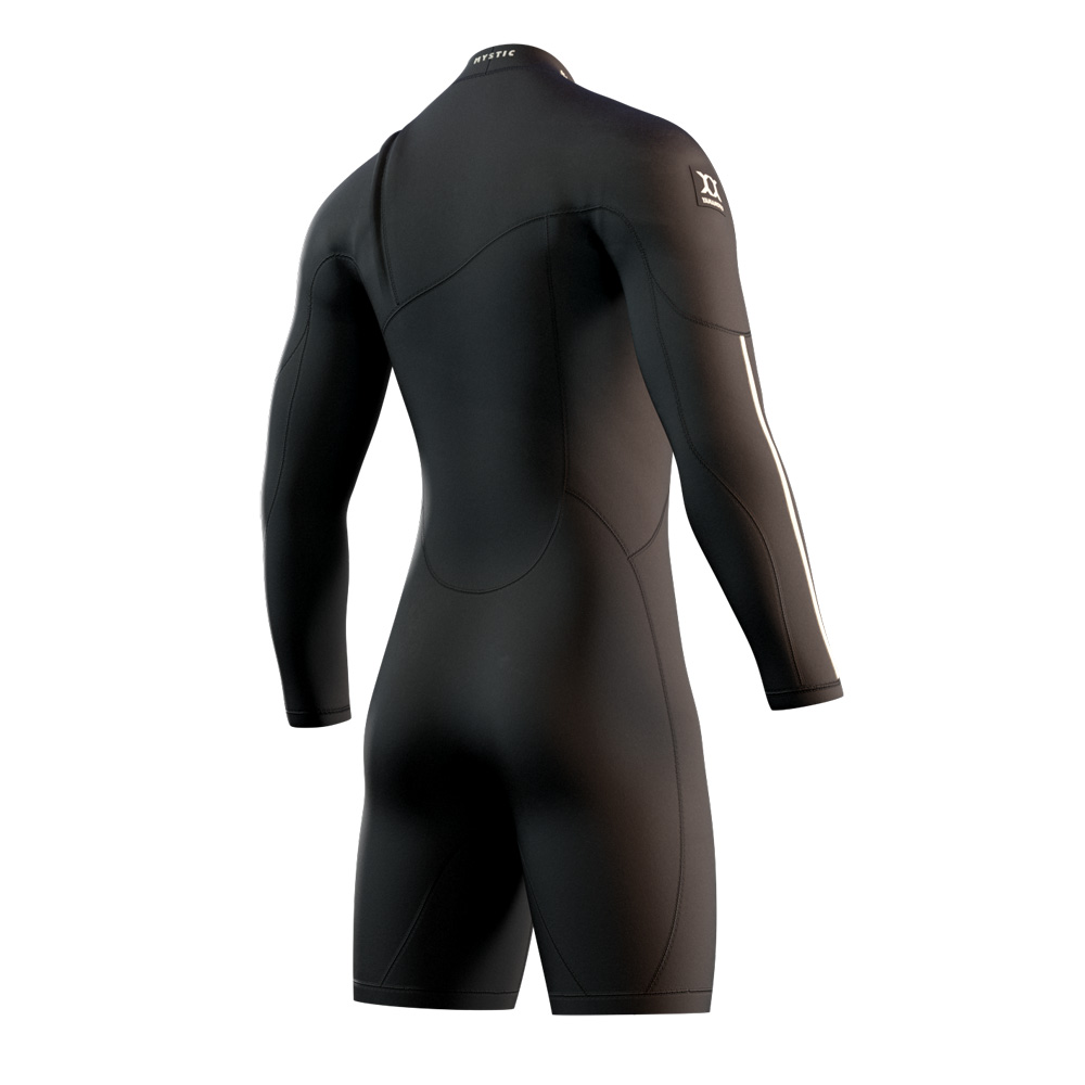 Mystic The One Langarm Shorty 3/2 mm Zipfree Herren schwarz 2