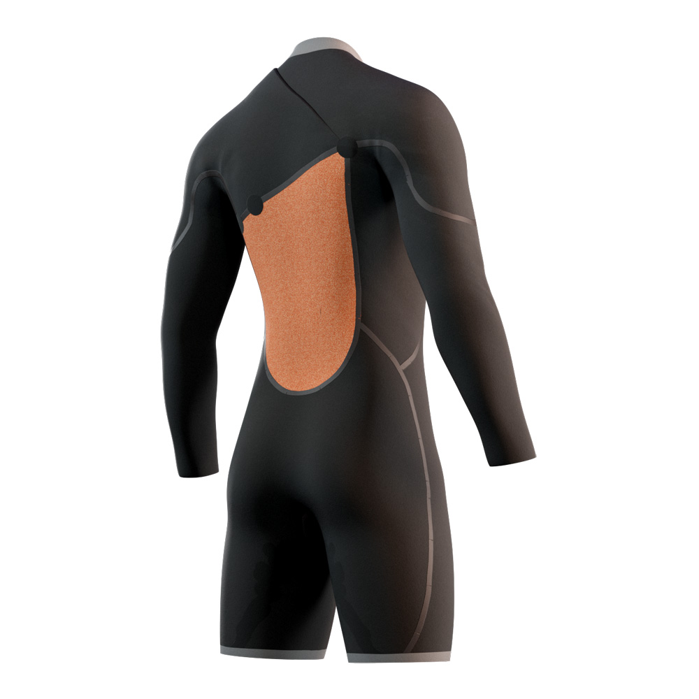 Mystic The One Langarm Shorty 3/2 mm Zipfree Herren schwarz 4