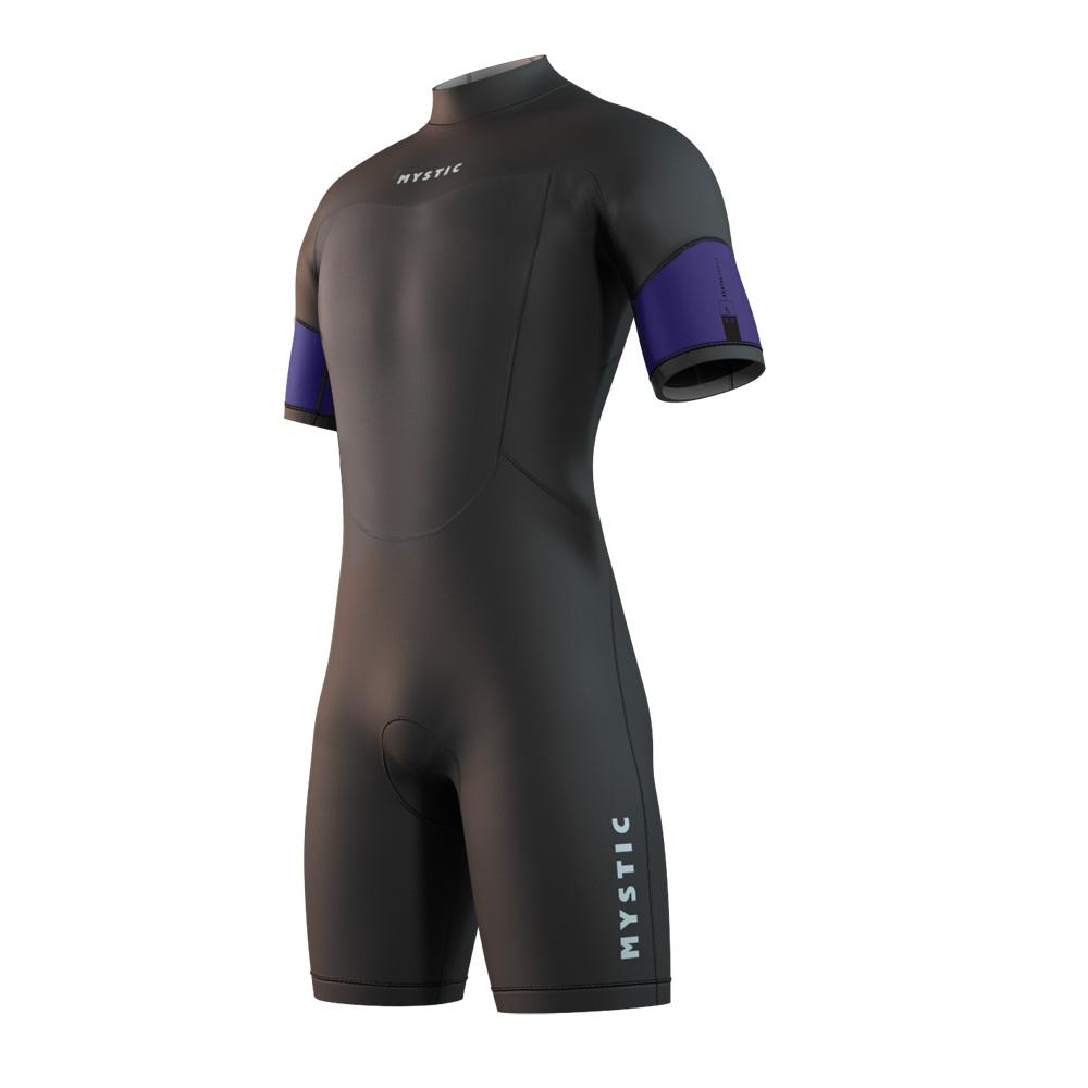 Mystic Vermietung Shorty 3/2 mm Rückenreißverschluss Flatlock Unisex foto 1